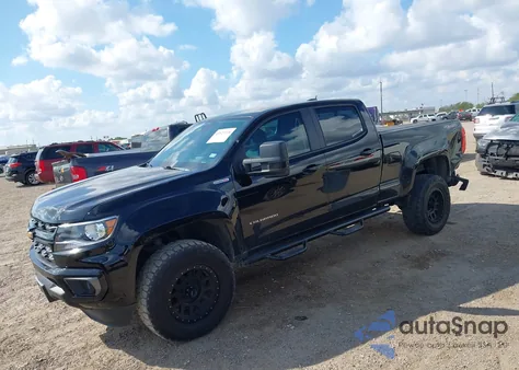 2021 Chevrolet Colorado 4Wd Long Box Lt из США, поврежденный, VIN 1GCPTCE18M1239384